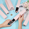 Rectangle Paper Necklace Storage Gift Drawer Case CON-WH0095-128A-3