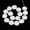 Plating Natural Freshwater Shell Beads Strands SHEL-N026-225A-2