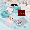 12pcs 6 colors Square Velvet Jewelry Bags TP-HY0001-01-5