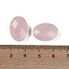 Natural Rose Quartz Cabochons G-O175-15A-02-3