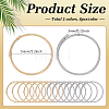 16Pcs 2 Colors 304 Stainless Steel Twist Rope Bangles for Women BJEW-ME0001-22-2