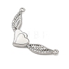 Brass Micro Pave Clear Cubic Zirconia Connector Charms CU-CBAFF5B-26P-2