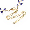 Glass Beads Choker Necklaces NJEW-JN02500-02-4