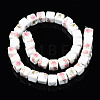 Handmade Porcelain Ceramic Beads Strands PORC-S502-030E-2