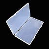 Transparent Plastic Storage Box CON-WH0070-10A-4