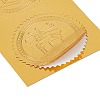 Self Adhesive Gold Foil Embossed Stickers DIY-WH0163-70N-4