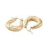 Ion Plating(IP) 304 Stainless Steel Hoop Earrings for Women EJEW-F287-10G-2