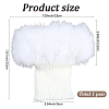 Acrylic Fiber Woolen Yarn Socks Leg Cover AJEW-WH20018-149D-2
