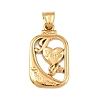 304 Stainless Steel Pendants Ion Plating(IP) STAS-K316-05G-1