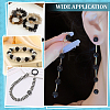 40Pcs 4 Colors Resin Rhinestone Beads RESI-ME0001-06-4