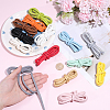 16Pcs 16 Colors Round PU Leather Cord OCOR-SC0001-15-3