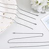 24Pcs 304 Stainless Steel Ball Chain Necklace Making NJEW-BBC0001-10B-4