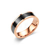 Titanium Steel Enamel Finger Rings for Unisex WGAB951-10-2