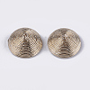 Polyester Thread Fabric Cabochons WOVE-T008-02B-05-2