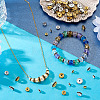 120Pcs Brass Rhinestone Spacer Beads RB-TA0001-36A-8