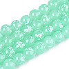 Baking Paint Glass Beads Strands DGLA-N015-10mm-07-1