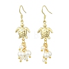 304 Stainless Steel Pendant Dangle Earrings EJEW-JE07232-01-3