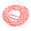 Baking Paint Glass Beads Strands DGLA-N015-4mm-03-2
