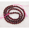 Natural Garnet Bead Strands X-Z0RR3011-1