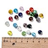 24 Colors Electroplate Glass Beads EGLA-X0006-04B-8mm-3