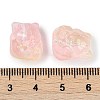 Transparent Spray Paint Glass Beads GLAA-H035-01B-3