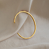 304 Stainless Steel Enamel Red Heart Open Cuff Bangles for Women JS6918-9
