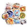 50Pcs Paper Self-Adhesive Picture Stickers STIC-C010-12-2