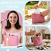 5Pcs 5 Colors Cloth Zipper Jewelry Bag Gift Pouches ABAG-WH0077-11B-5