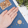 240Pcs 4 Style  Brass Folding Crimp Ends KK-PH0003-63-5