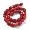 Synthetic Coral Carved Beads Strands CORA-C003-13B-02-2