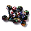 Handmade Millefiori Lampwork Beads LAMP-R003-02A-07-1