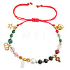 Chakra 304 Stainless Steel & Shell Charm Bracelets RE0634-1-4