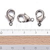 Brass Lobster Claw Clasps X-KK-903-B-NF-5