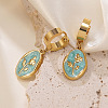 304 Stainless Steel Hoop Dangle Earrings for Women WGD4078-01-1