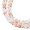 Electroplate Glass Beads Strands X-EGLA-D018-02A-3