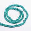 Dyed Natural Malaysia Jade Rondelle Beads Strands X-G-E316-2x4mm-29-3