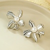 304 Stainless Steel Stud Earrings EJEW-C133-03P-1