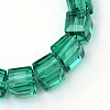 Transparent Glass Bead Strands GLAA-R167-6x6-01D-2