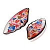 4Pcs 4 Styles Transparent Epoxy Resin Pendants RESI-B032-02C-2