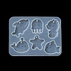 Starfish/Whale/Octopus Pendant DIY Silhouette Silicone Mold LS-DIY-K073-09A-4