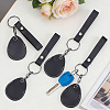 Leather Keychains KEYC-WH0038-75-4
