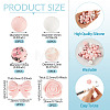 34Pcs 6 Style Silicone Beads SIL-TA0003-52-4