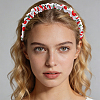 Silk From Silkworms Hair Bands OHAR-WH0033-019B-5