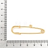 Ion Plating(IP) 304 Stainless Steel Safety Pins Brooch Findings STAS-K252-05A-G-01-3