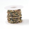Natural Moss Agate Handmade Beaded Chains CHC-K008-C01-1