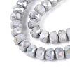 Anti-Tarnish Electroplate Glass Beads Strands GLAA-T025-6mm-11A-4