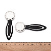 Alloy & Iron Bookmark Cabochon Settings PALLOY-N184-05S-3