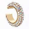 Alloy Rhinestone Cuff Earrings for Women WG12945-03-1