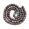 Baking Paint Glass Beads Strands DGLA-N008-10mm-09-3
