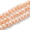 Natural Cultured Freshwater Pearl Beads Strands PEAR-F004-03-02-2